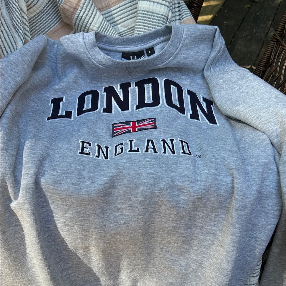 Gray London England Sweatshirt Unisex